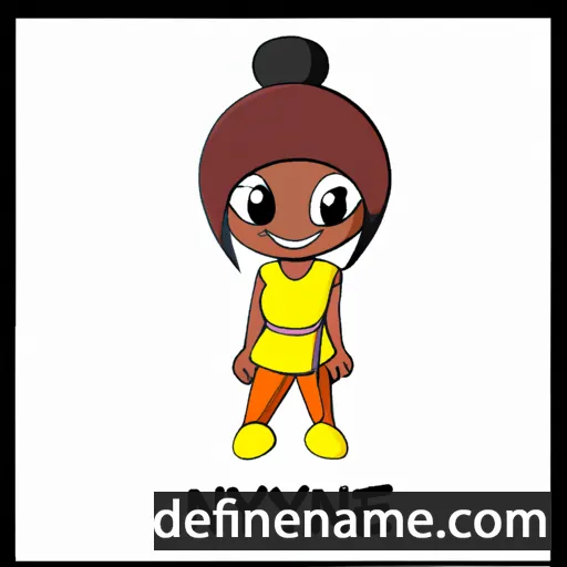 cartoon of the name Nyinje