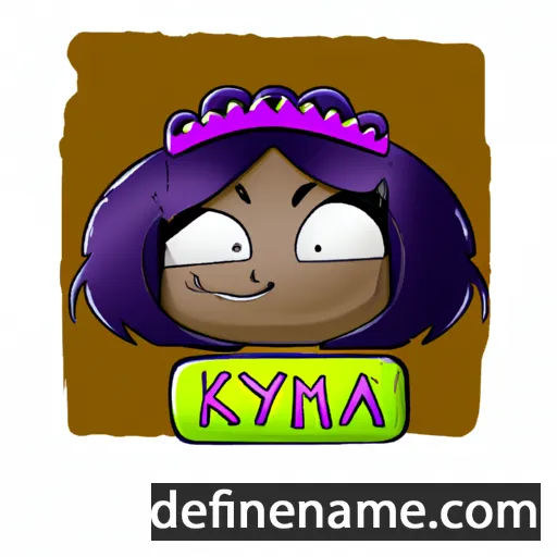 cartoon of the name Nykima