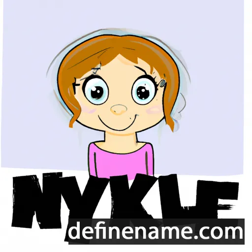 Nykole cartoon