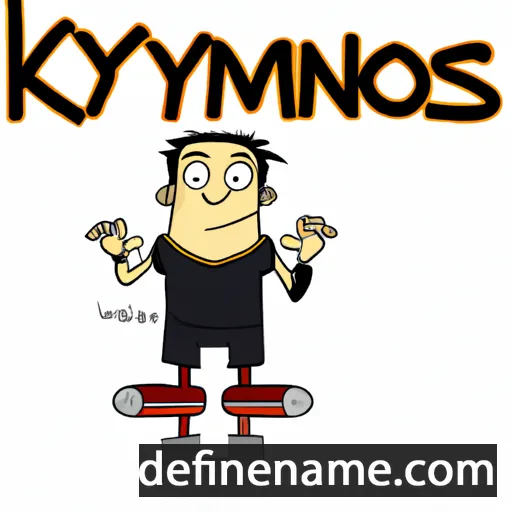 cartoon of the name Nyktimos