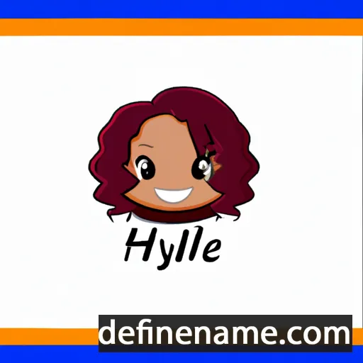 cartoon of the name Nylie