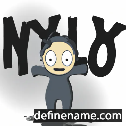 cartoon of the name Nylo