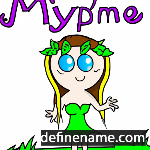 cartoon of the name Nymph