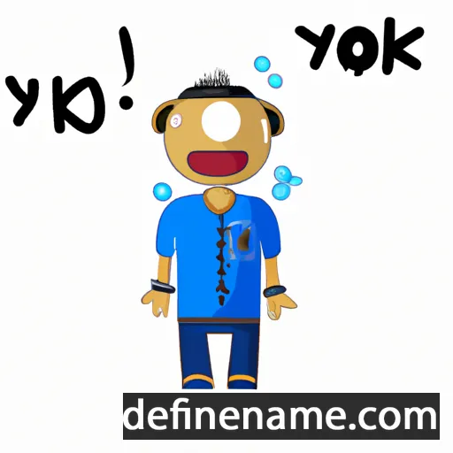 cartoon of the name Nyok