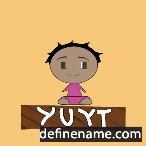 cartoon of the name Nyukuti