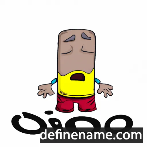 cartoon of the name Òdo