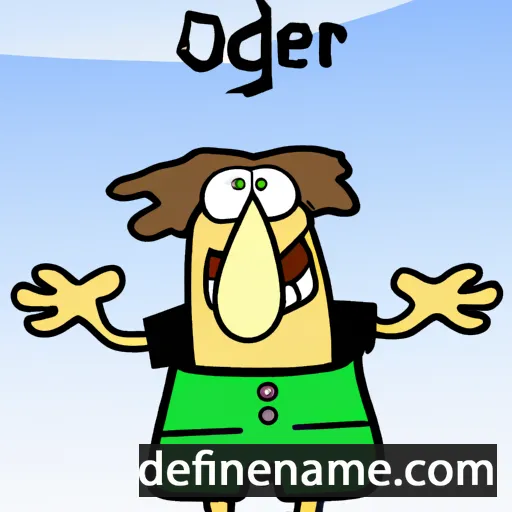 cartoon of the name Ödgerd