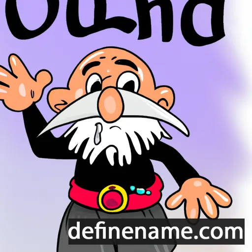 cartoon of the name Ödhulf