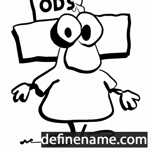 cartoon of the name Ödis