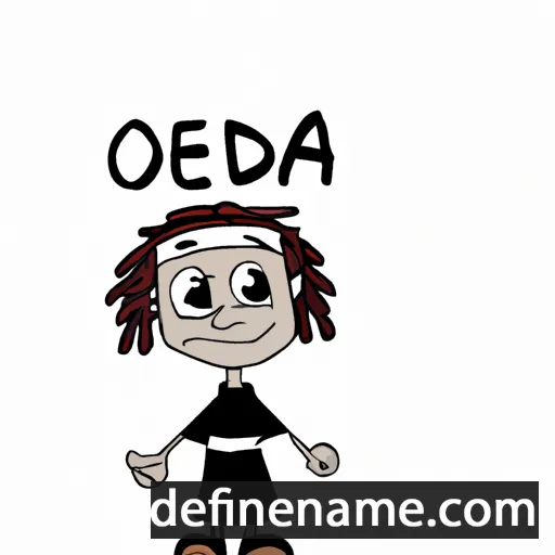 cartoon of the name Odeda