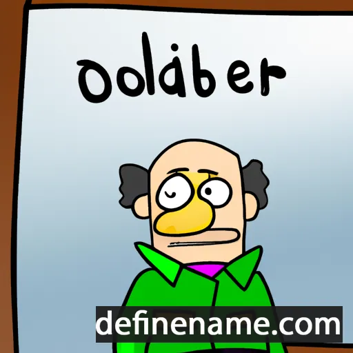 cartoon of the name Odelbert