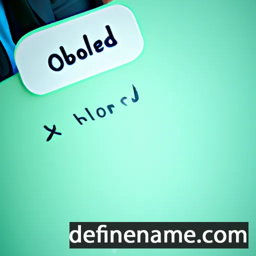 cartoon of the name Odelbrand