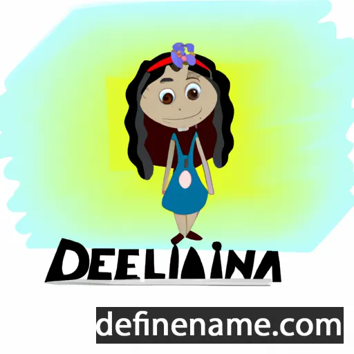 cartoon of the name Odelina