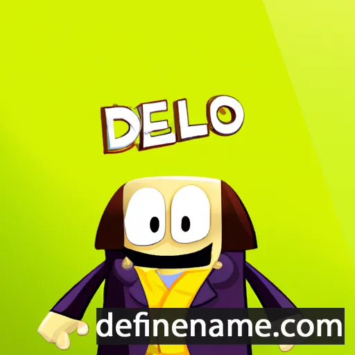 cartoon of the name Odelio