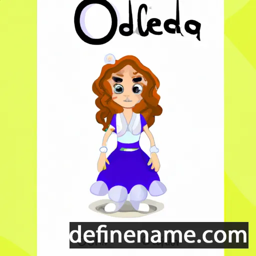 cartoon of the name Odeliya