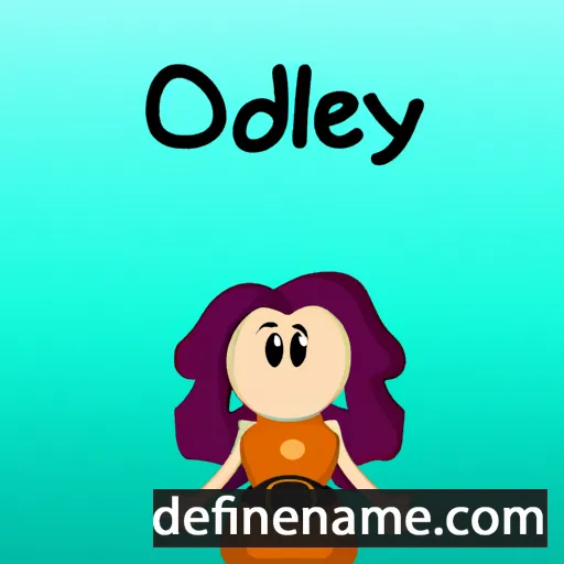 cartoon of the name Odelys