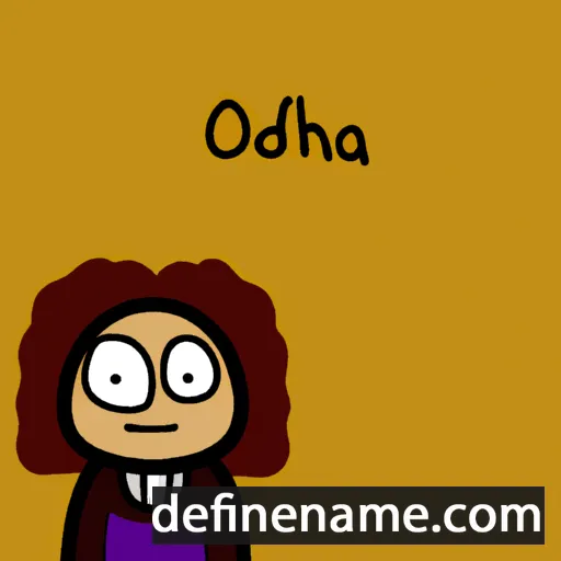 cartoon of the name Odetha