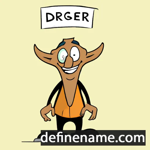 cartoon of the name Odgerel