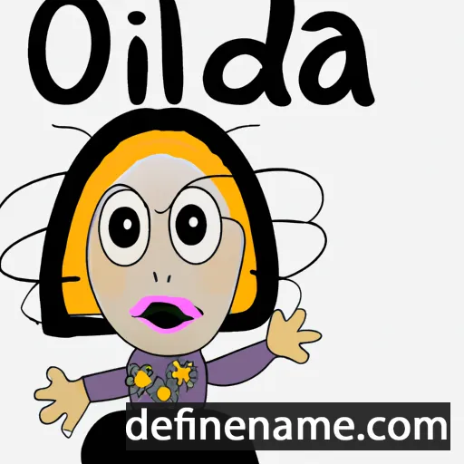 Odília cartoon