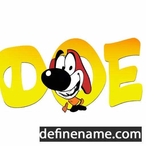 cartoon of the name Odie