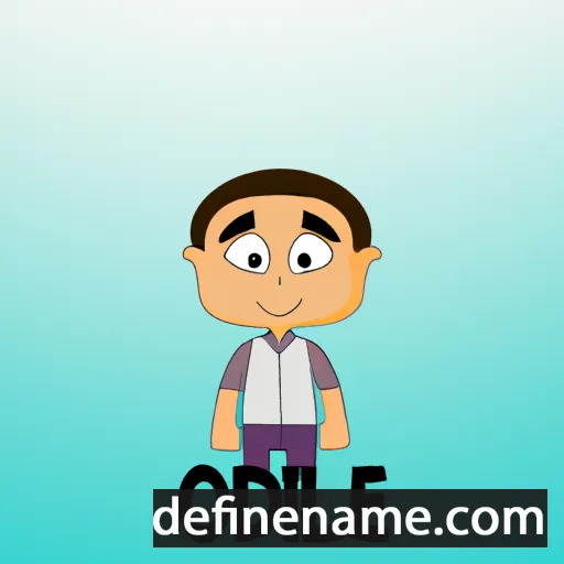 cartoon of the name Odiel