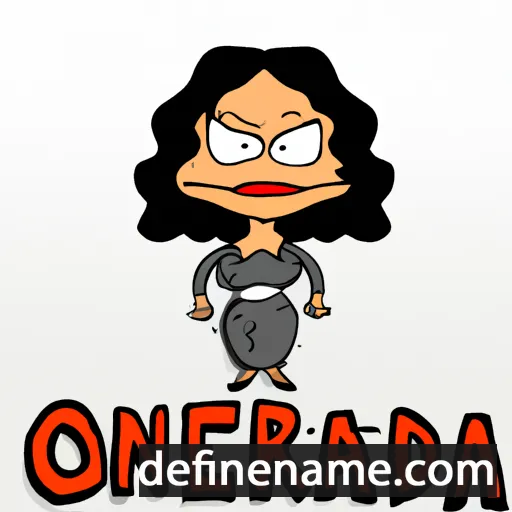 cartoon of the name Odierna