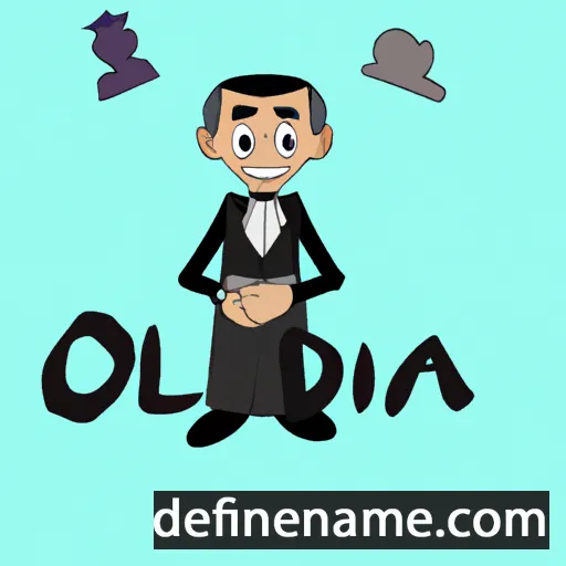 cartoon of the name Odiliano