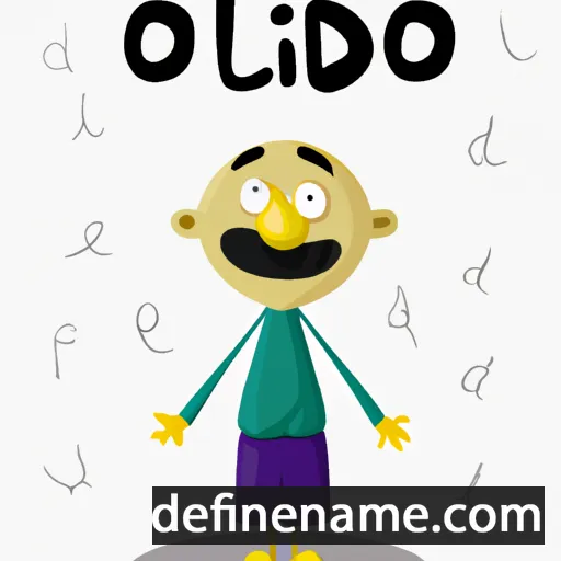 cartoon of the name Odiló