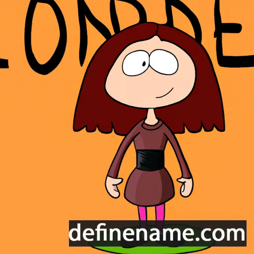 cartoon of the name Odine