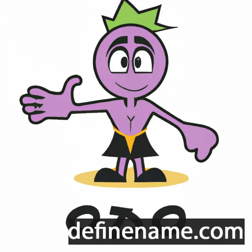 cartoon of the name Odion