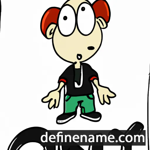 cartoon of the name Odny