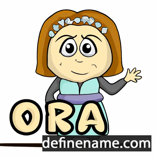 cartoon of the name Odrija