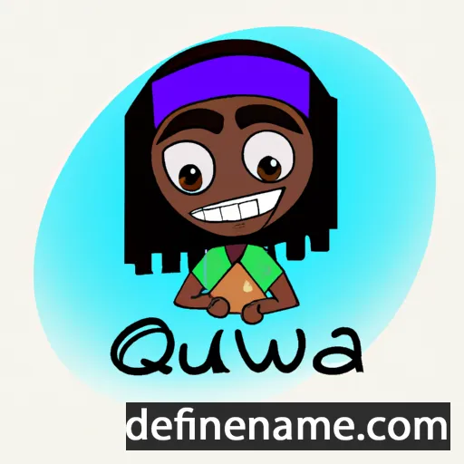 cartoon of the name Oduduwa