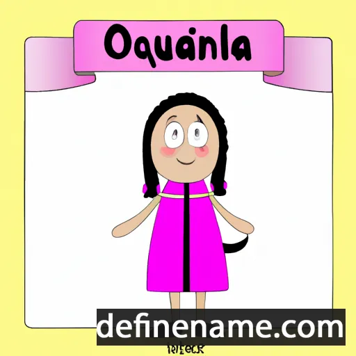 cartoon of the name Odulina