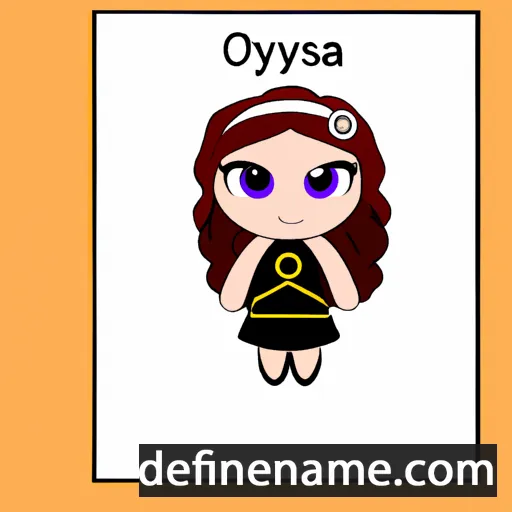 cartoon of the name Odyssia