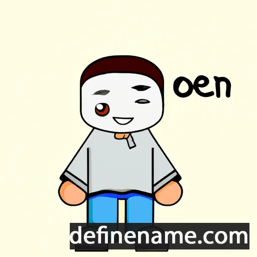 cartoon of the name Oein