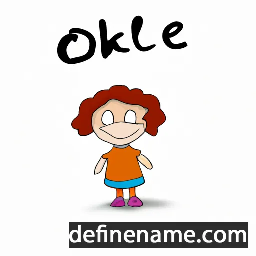 cartoon of the name Oelke