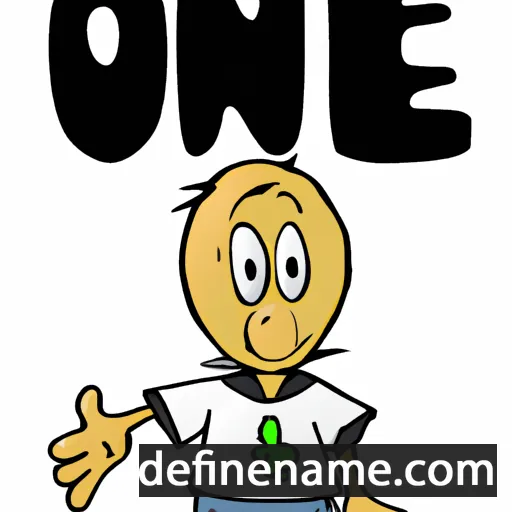 cartoon of the name Oene