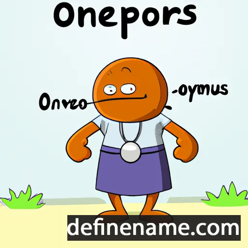 cartoon of the name Oenotrus