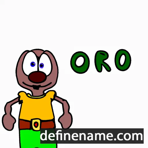 Oeroe cartoon