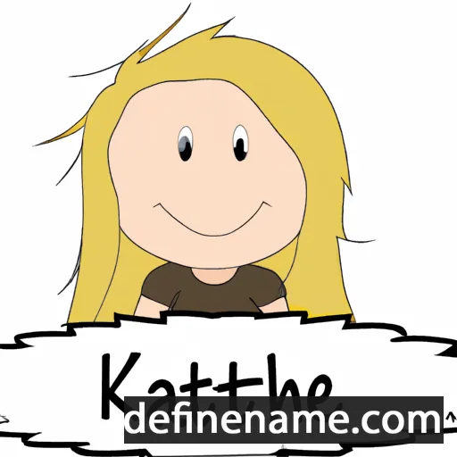 cartoon of the name Käthe