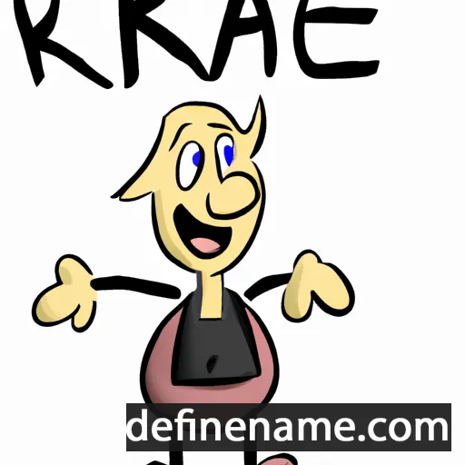 cartoon of the name Kåre