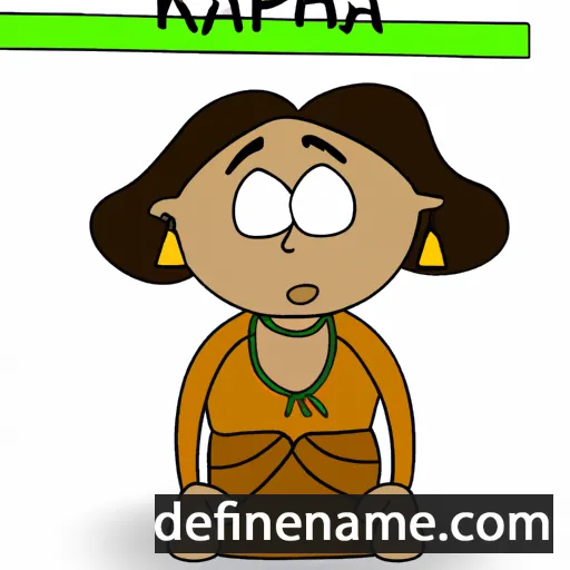 cartoon of the name Kapila