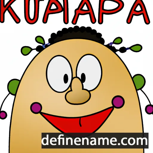 cartoon of the name Kapua