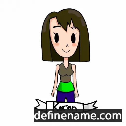 cartoon of the name Karen