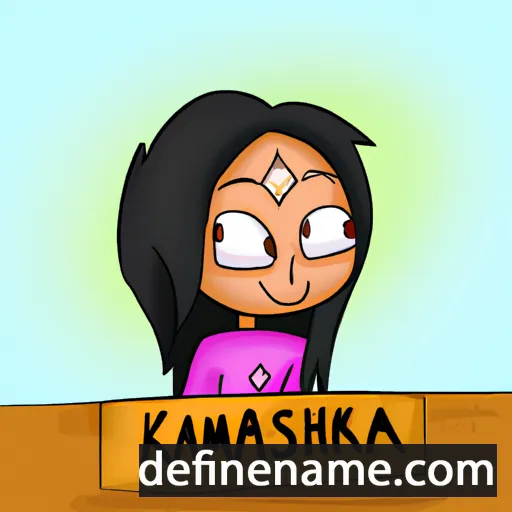 cartoon of the name Karishma