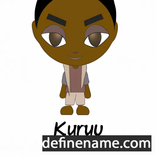 cartoon of the name Kariuki