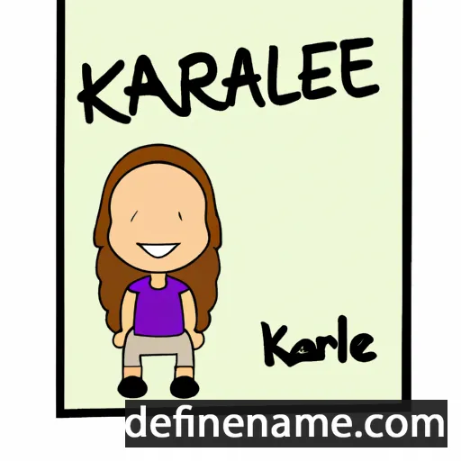 Karlee cartoon