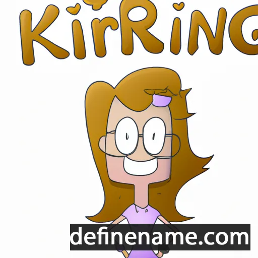 cartoon of the name Karlijn