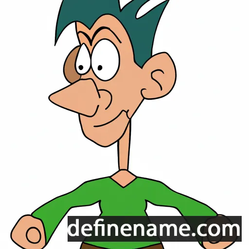 cartoon of the name Karme